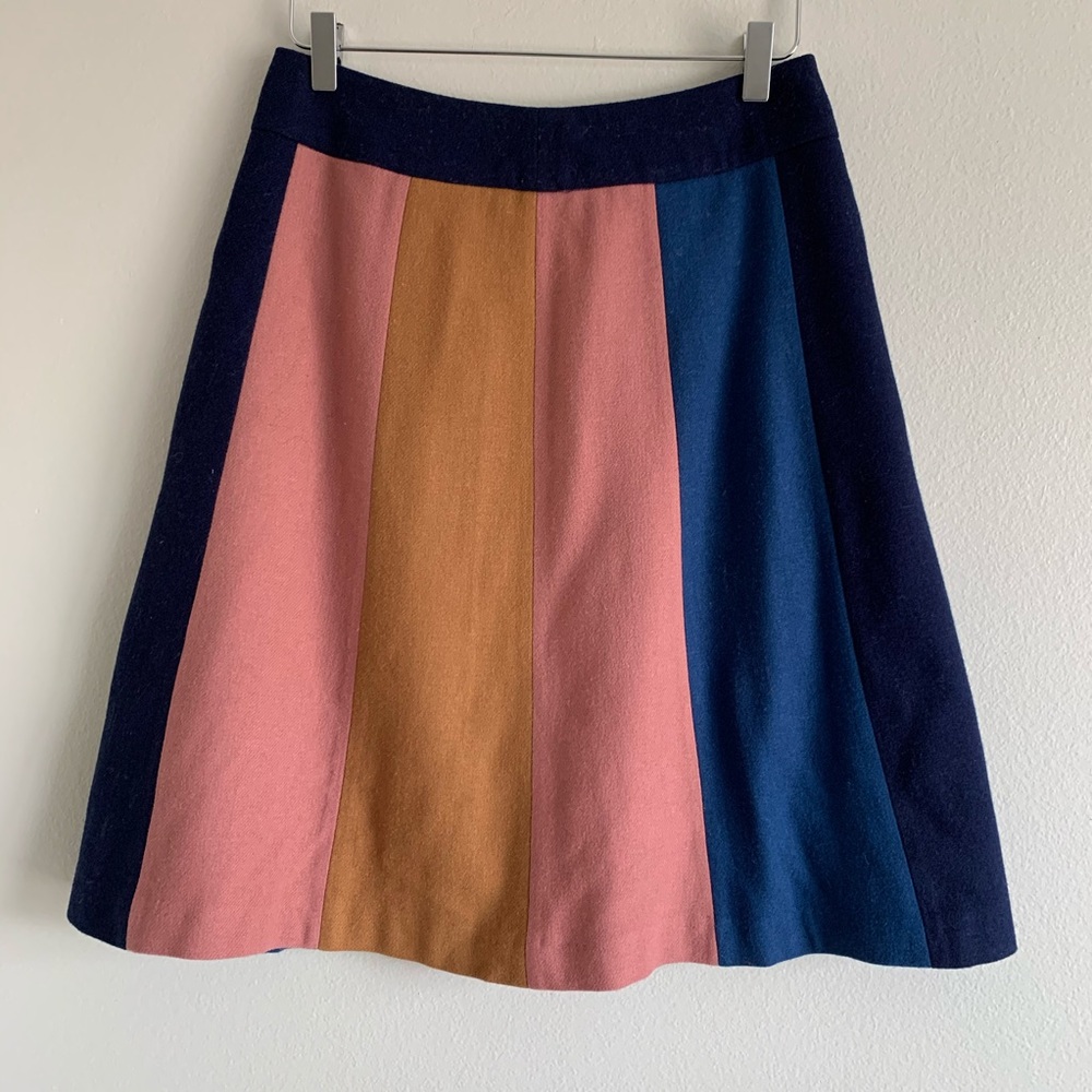 Boden patsy panel A-line Skirt wool blend W630